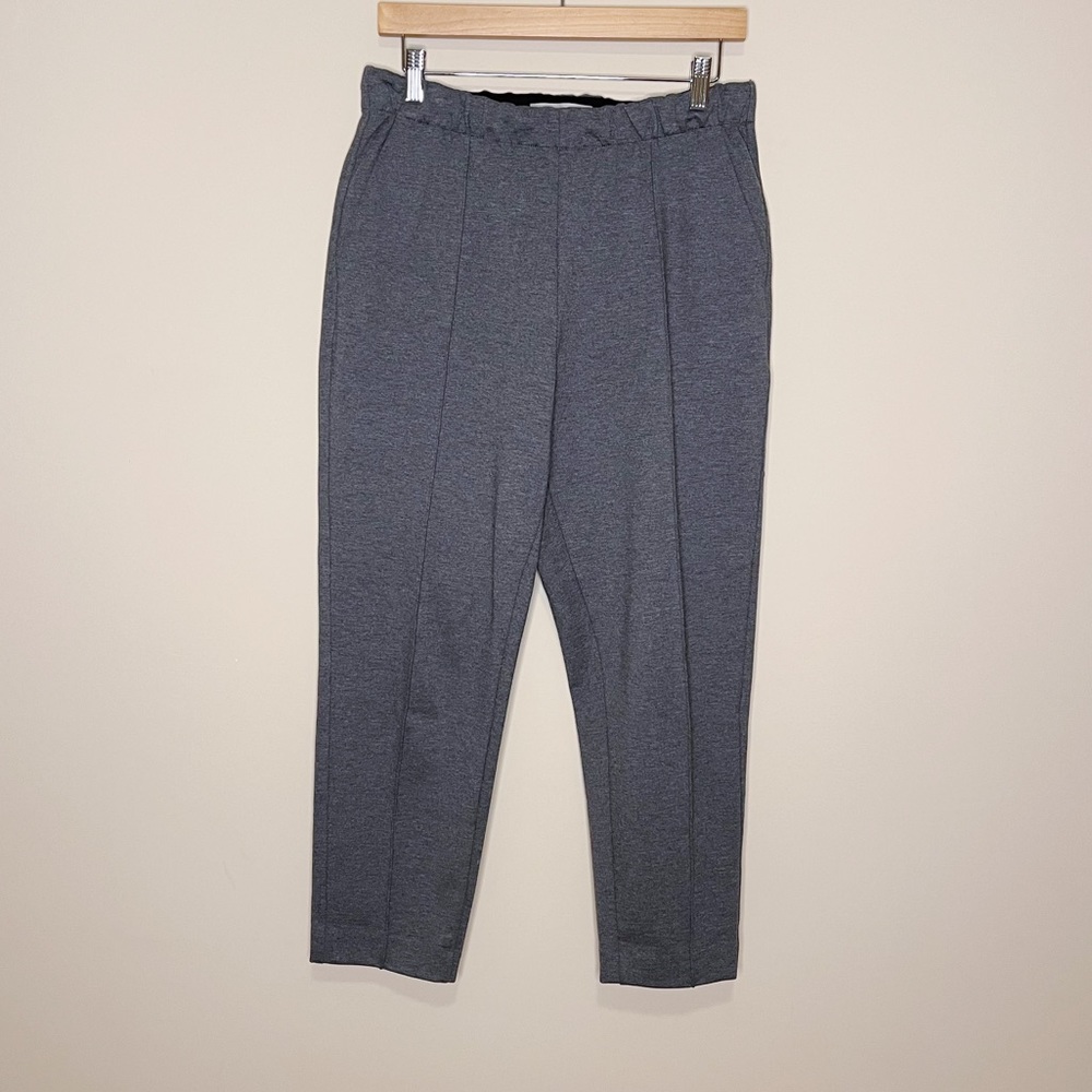 Everlane Heather Gray Tapered Ponte Pants